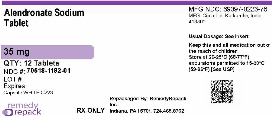 Fosamax (alendronate) product image